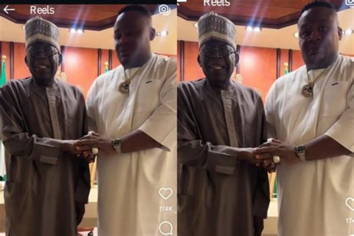
Cubana Chief Priest gifts boy in viral ‘eyeing video’ N500k 