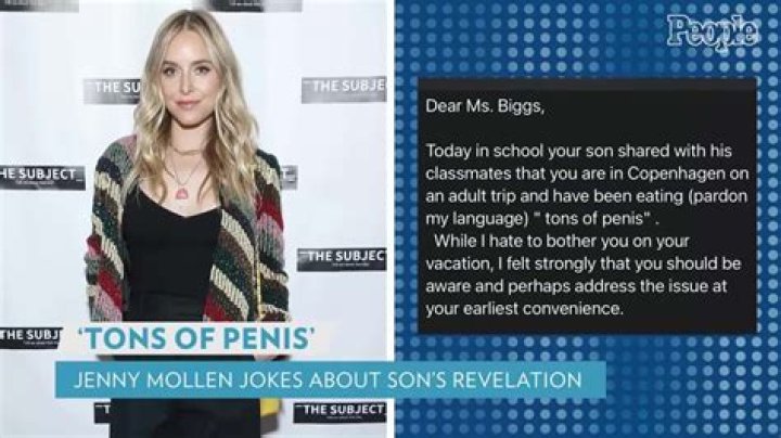 
Jenny Mollen’s Son Tells Class His Mom Was Enjoying ‘Tons of Penis’ After Eating Delicacy on Trip 