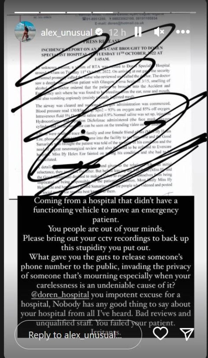
Rico Swavey: Bring Out Your CCTV Recordings To Back Up This Stupidity You Put Out – BBNaija’s Alex Unusual Slams Doren Hospital 